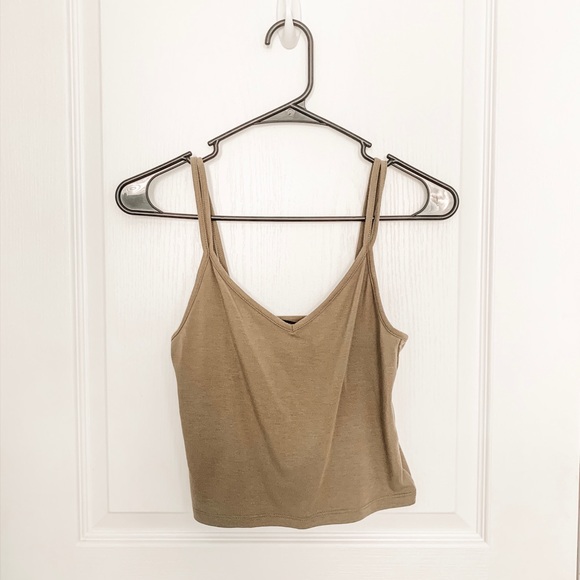 forever 21 spaghetti strap crop top